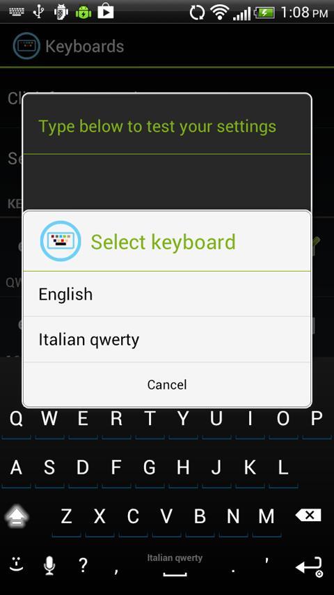 Italian keyboard for iKe...截图1