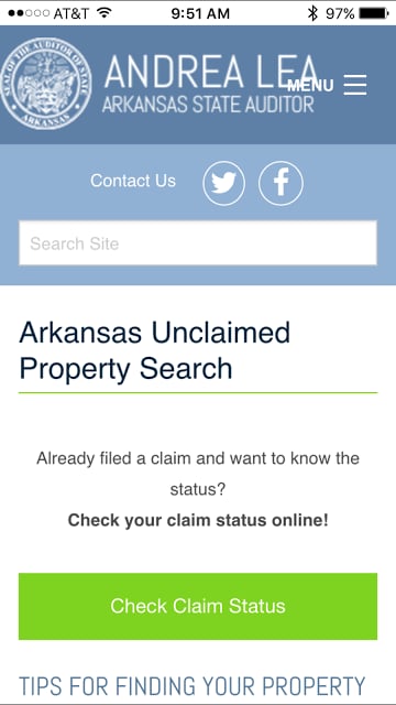 Unclaimed Property Search截图1