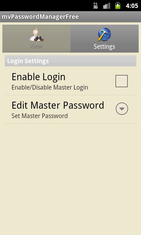 mv Password Manager Free截图5