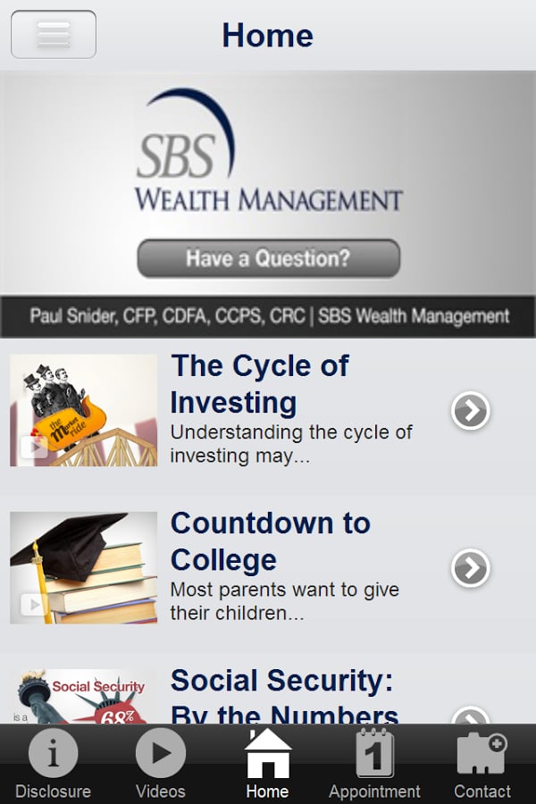 SBS Wealth Management截图2