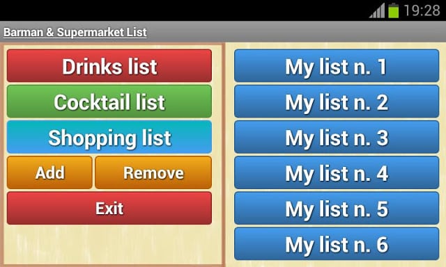 Supermarket - List manager截图3