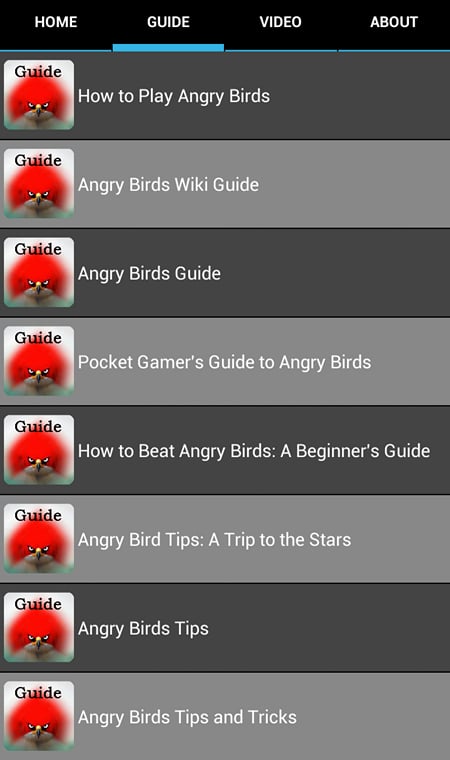 Angry Birds : Tips &amp; Gui...截图2