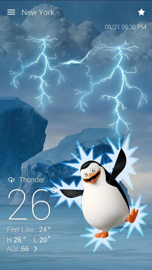 MG Penguins GO Weather E...截图2