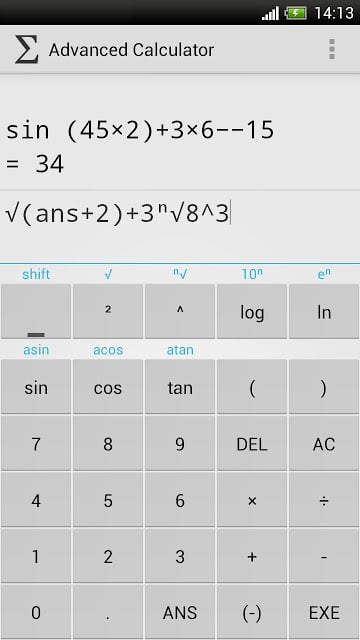 Advanced Calculator Free截图1