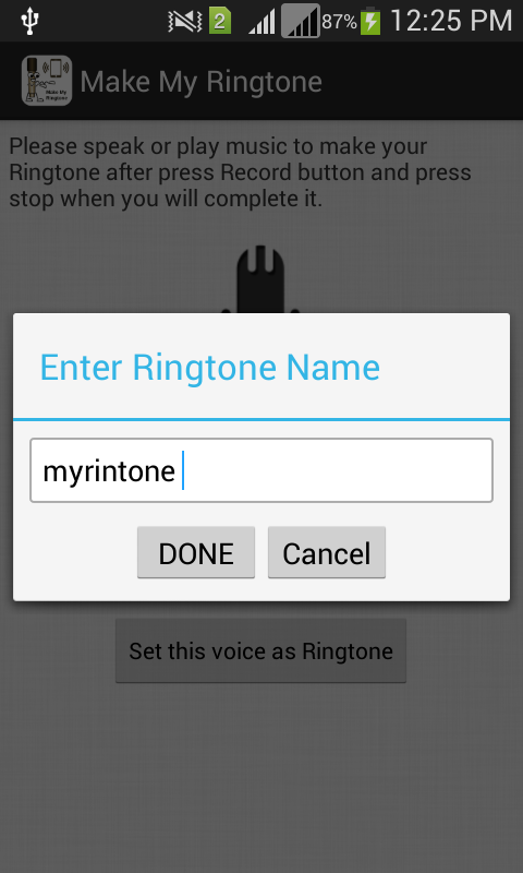 Make Own Ringtone截图2