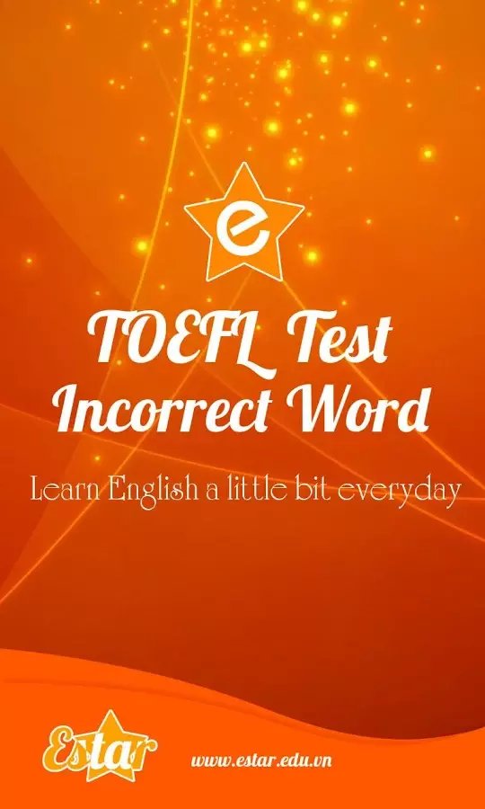 TOEFL Incorrect Word截图1