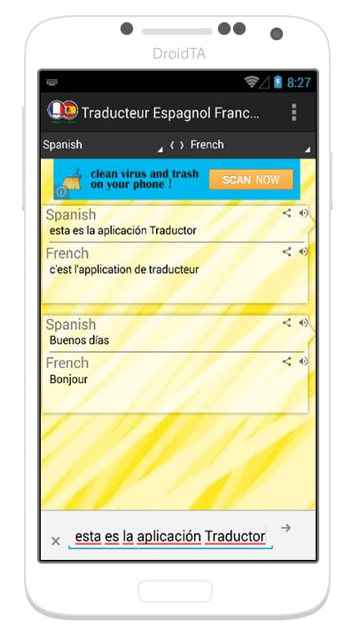 Traducteur Espagnol Fran...截图4