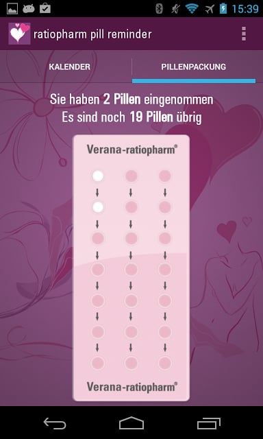 ratiopharm pill reminder截图1