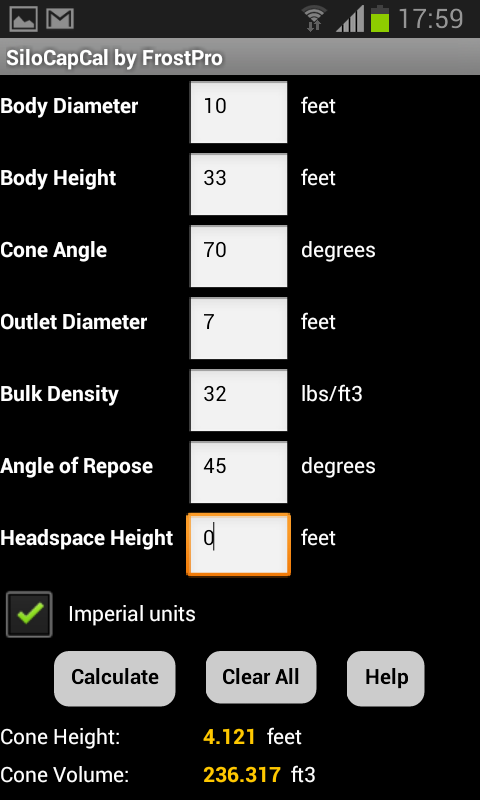 Silo Capacity - SiloCapC...截图6