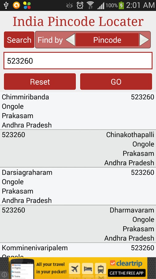 India Pincode Locater截图2