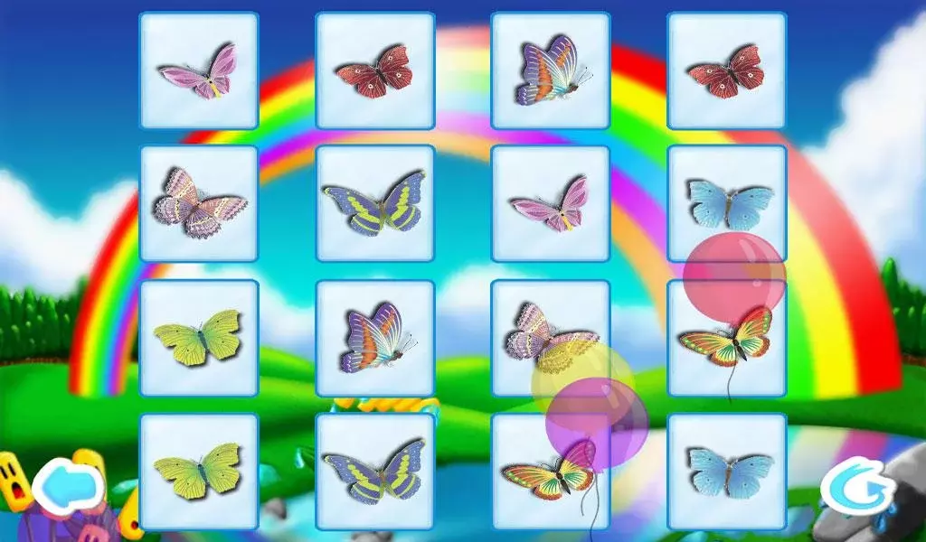 Baby Memory Butterfly Free截图2