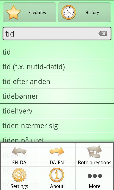 English Danish Dictionar...截图5