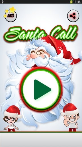 Santa Talking - fake call截图2