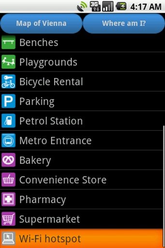 Vienna Amenities Map (free)截图7