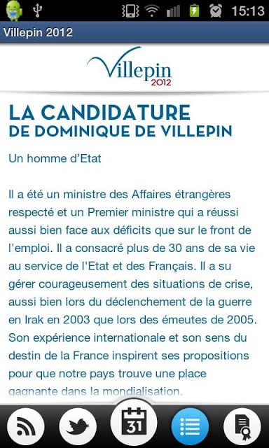 Villepin 2012截图4