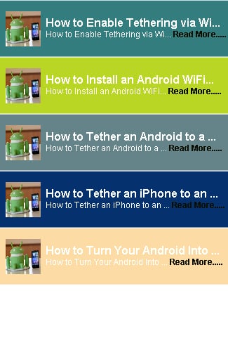 Tether Mobile Router截图2