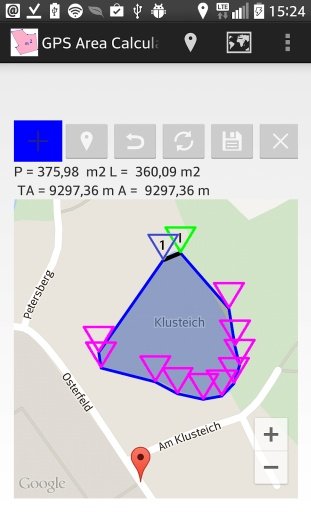 Area Distance Map GPS Tracker截图1