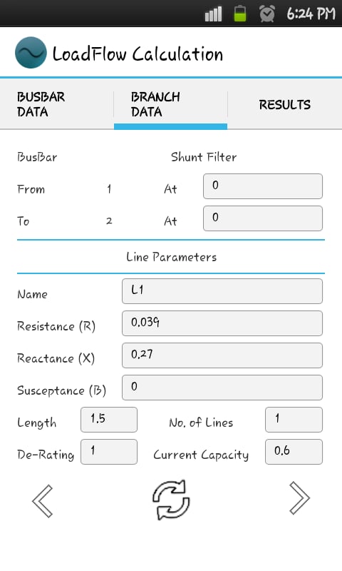 Power Flow Calculation截图2