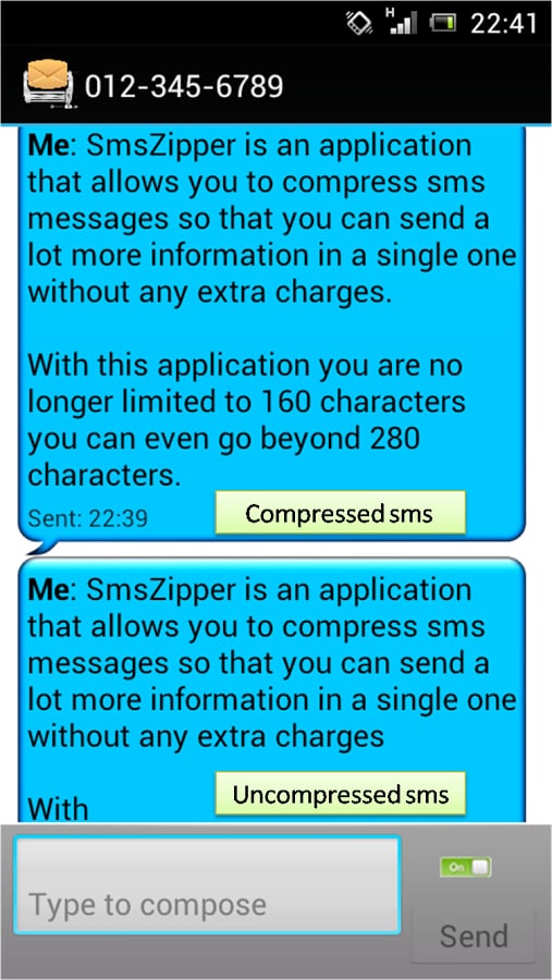 Sms Zipper Send more Pay...截图3