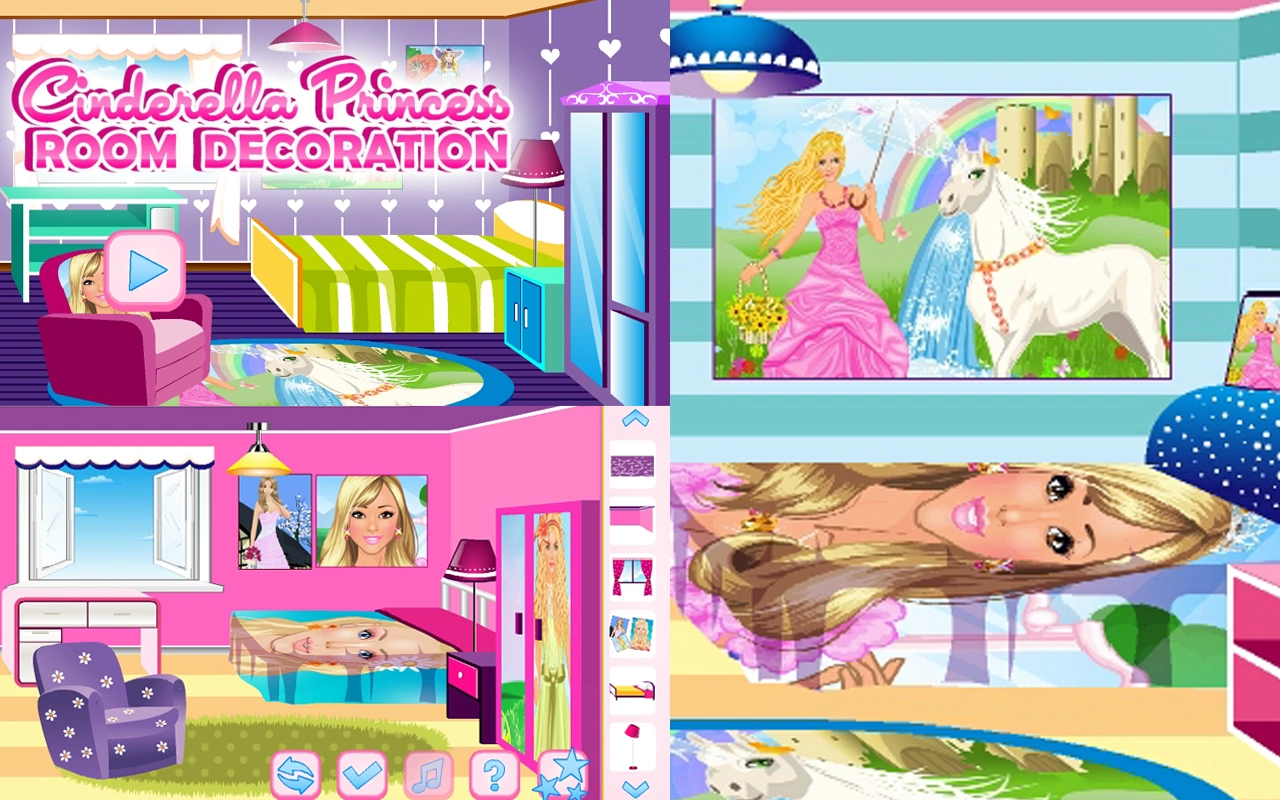 Cinderella Princess Room Decoration截图1