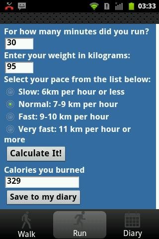 Walk and Run Diary Pro截图1