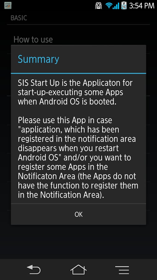 SIS Start Up (Notificati...截图3