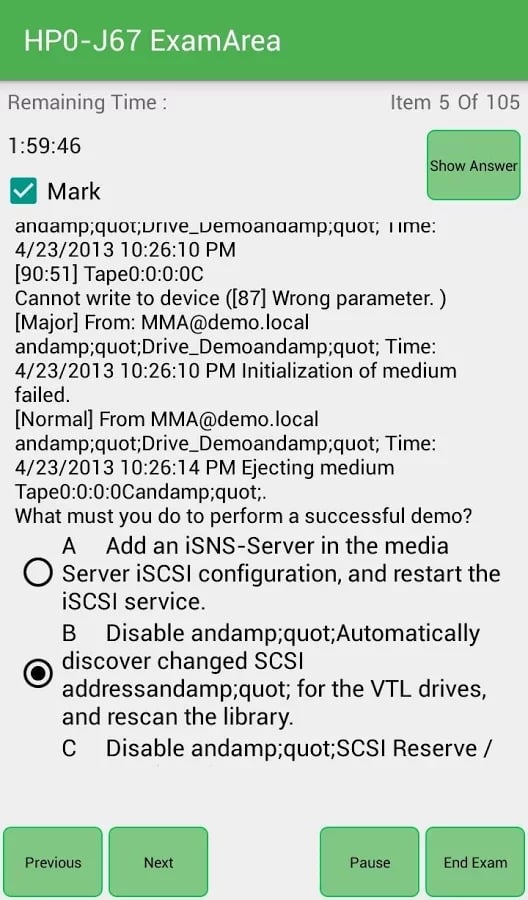 EA HP0-J67 HP Exam截图9