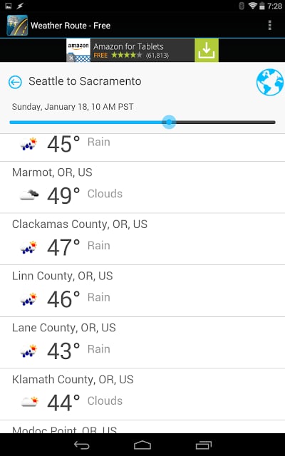 Weather Route - FREE截图10