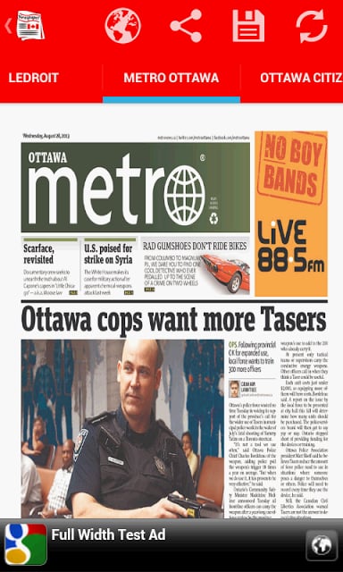 Front Pages of Canada截图5