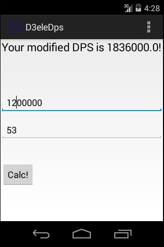 D3 Ele DPS simple calc截图1