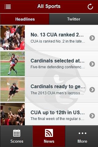 CUA Cardinals Front Row截图2