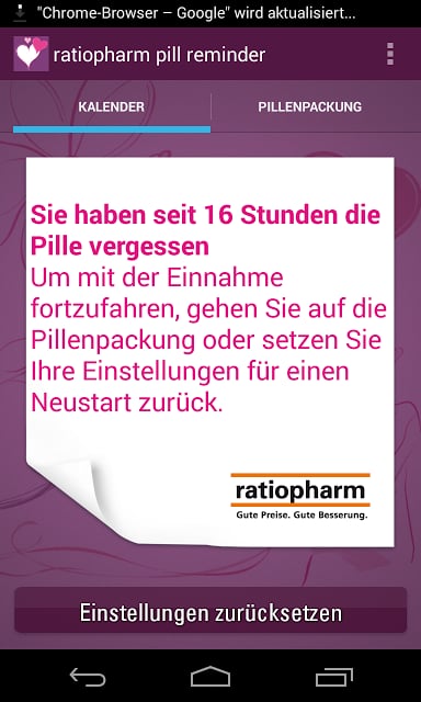 ratiopharm pill reminder截图2