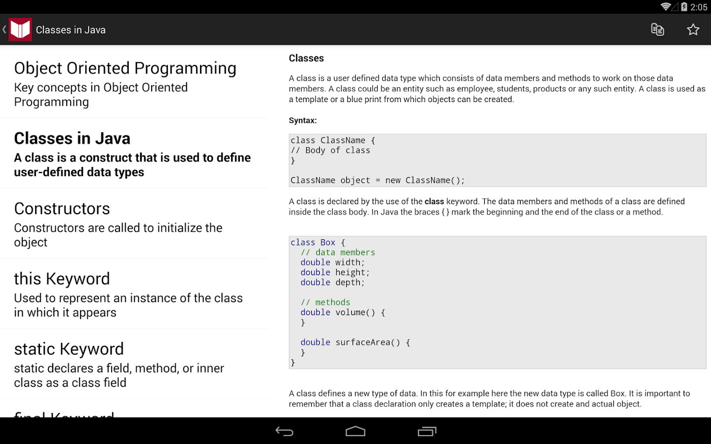 Java Reference and Progr...截图1