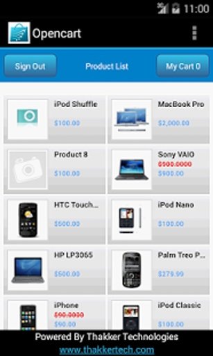 OpenCart-Native Android Store截图11