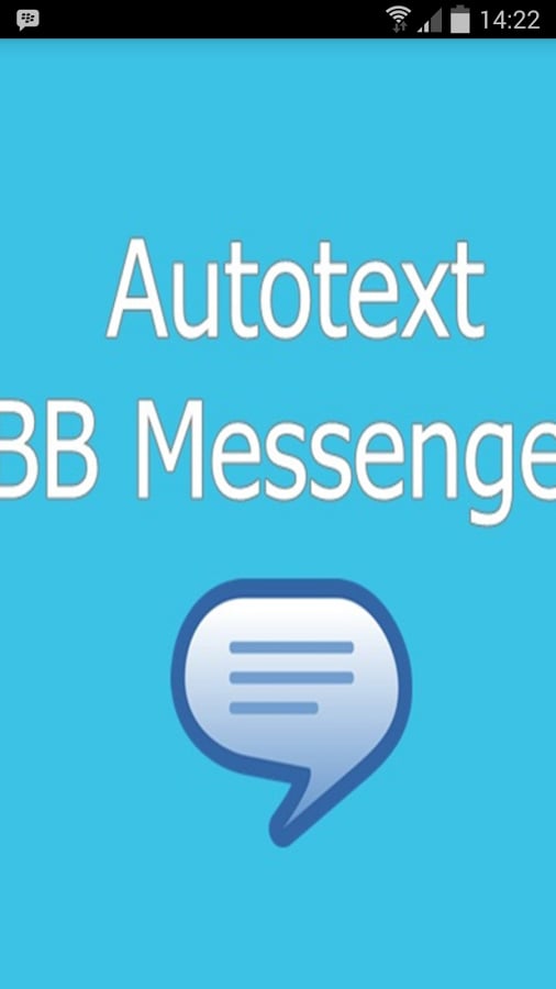 Auto Text BB Messenger截图3