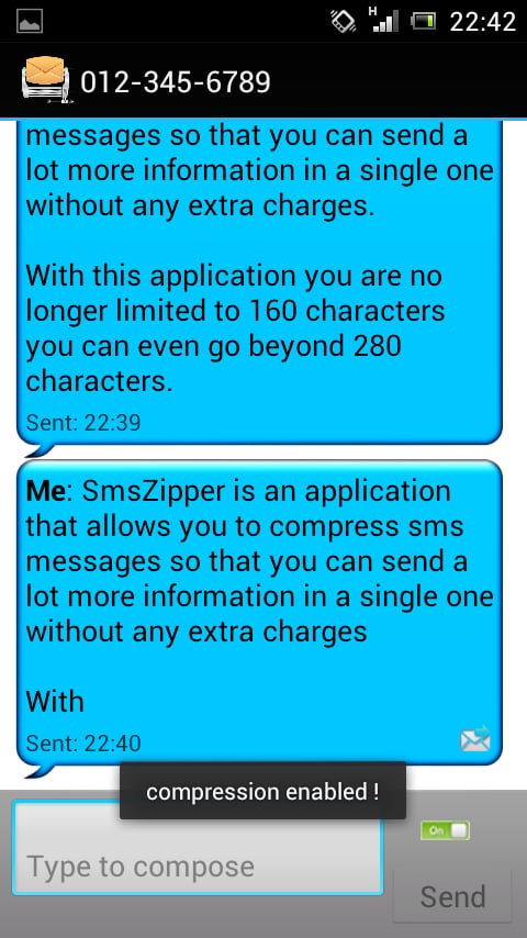 Sms Zipper Send more Pay...截图1