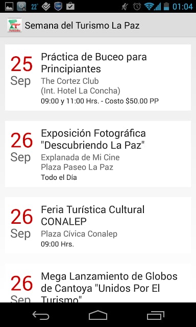 Semana del Turismo La Paz截图1