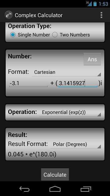 Complex Calculator截图2