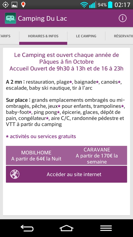 Camping Du Lac截图1