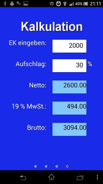 MwSt. und Rabatt Rechner截图10