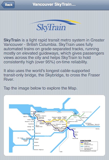 Subway Maps Canada截图7