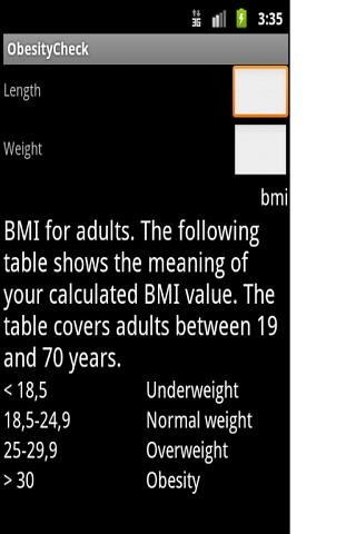 Obesity Check截图2