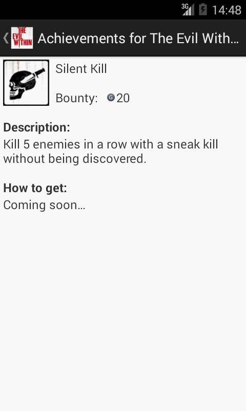 Achievements: The Evil W...截图1