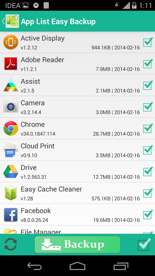 App List Easy Backup截图3