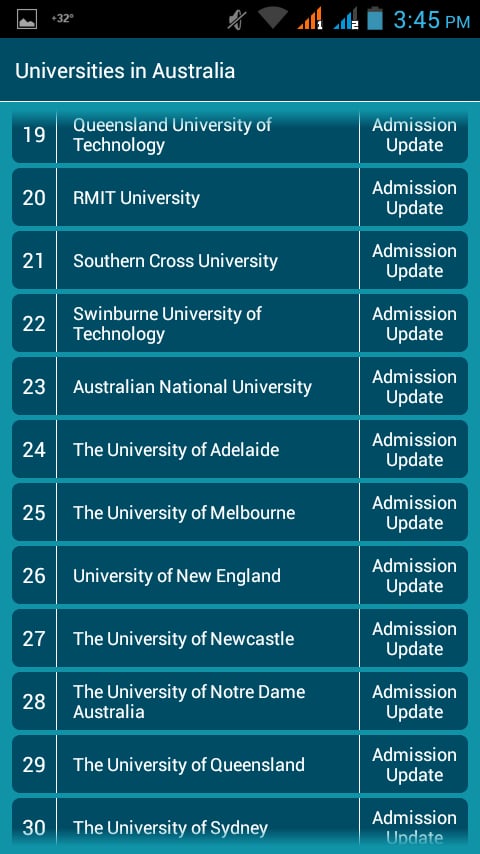 Universities in Australi...截图2