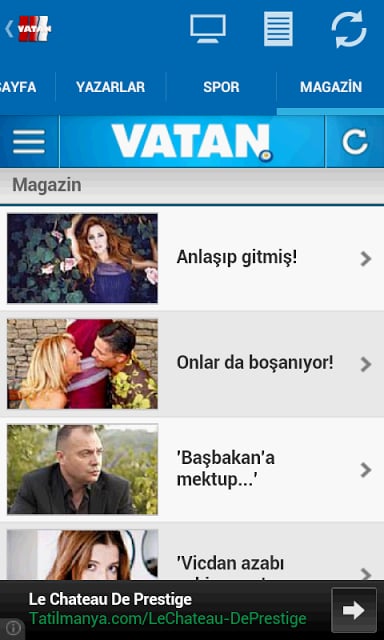 Vatan Gazetesi Droid截图8