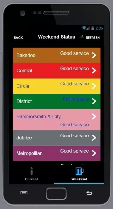 London Tube Status截图5