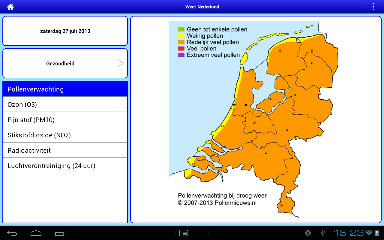 Weer Nederland HD截图4