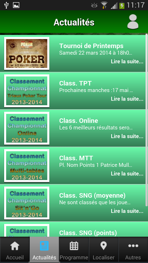 Trieux Poker Club截图2