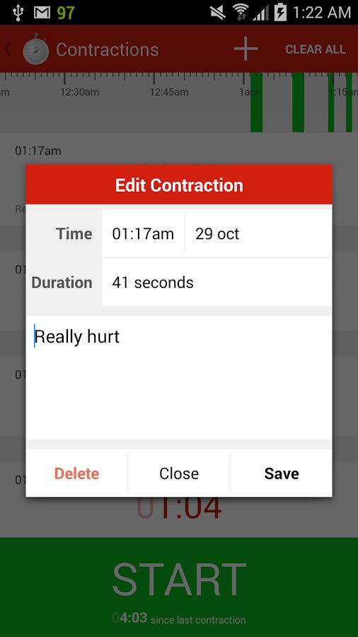 Contraction Timer for Labour截图3